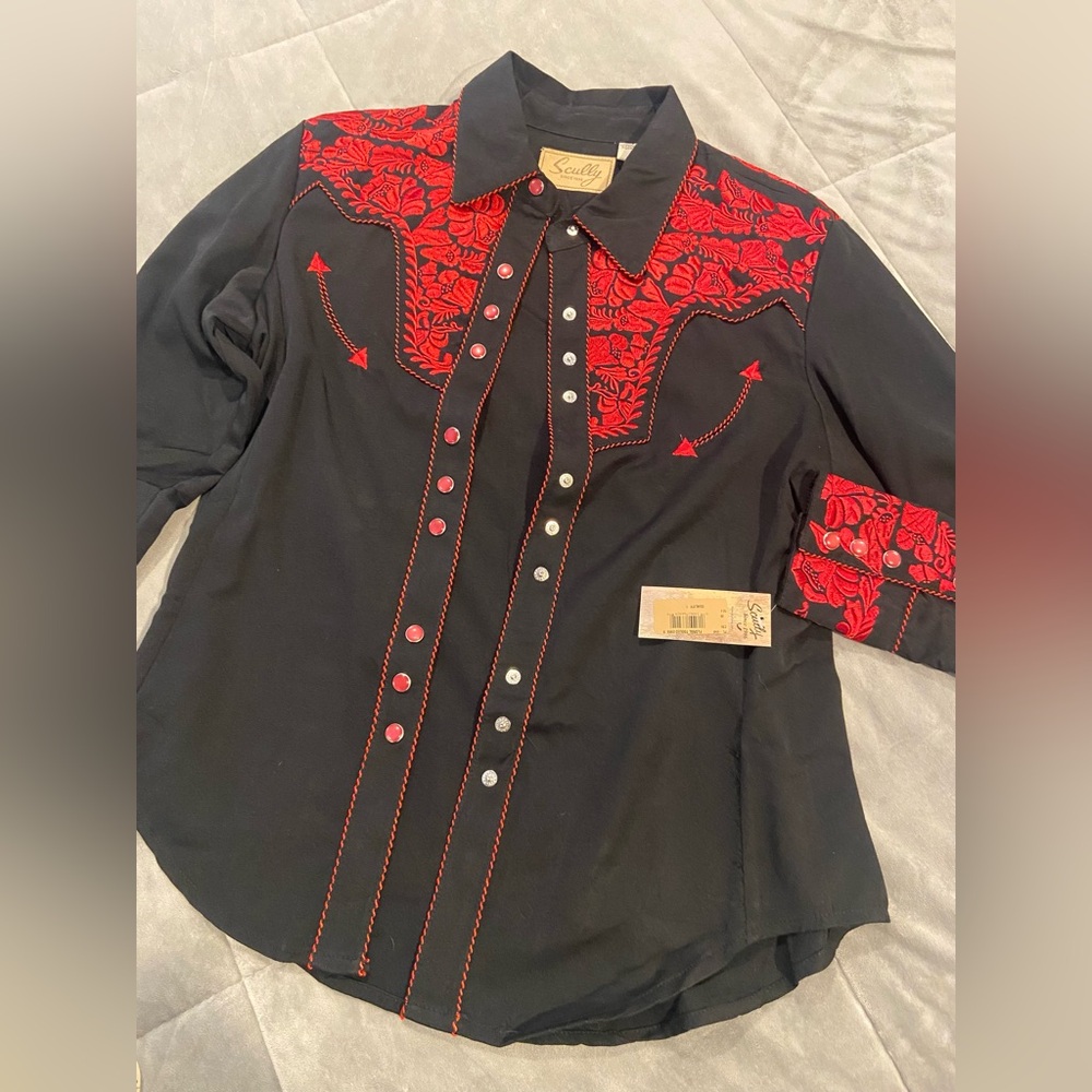 Western embroidered shirt